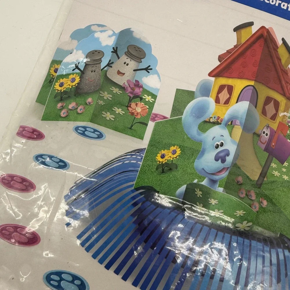 Nickelodeon Blue's Clues 23p Table Decorating Kit Centerpiece Confetti Set of 3